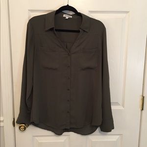 Express Portifino Blouse (olive)